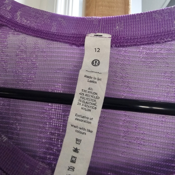 lululemon athletica Lavender Tie-Dye Long Sleeve Top - Picture 8 of 8